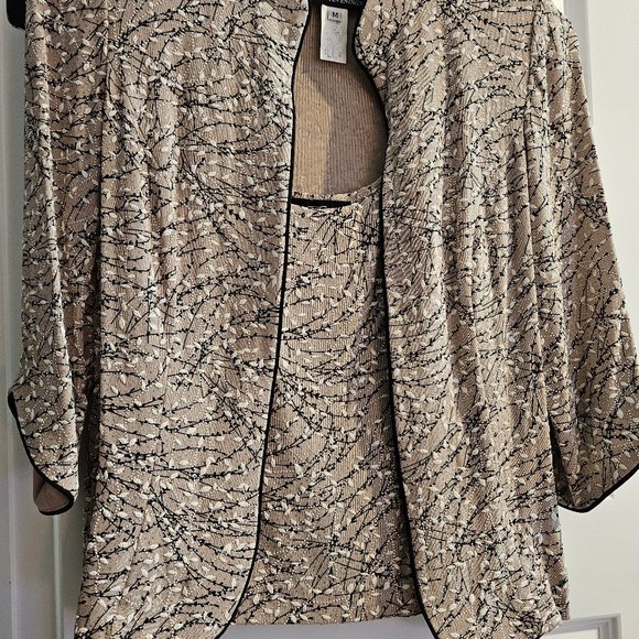 Alex Evenings 2 Piece Tank and Jacket - Picture 1 of 7